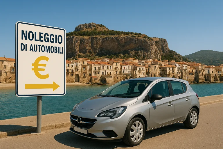 voiture de location sur la côte sicilienne